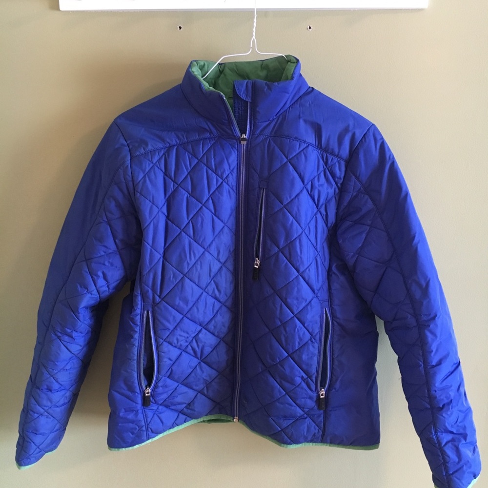 Lands End quilted jacket, size medium